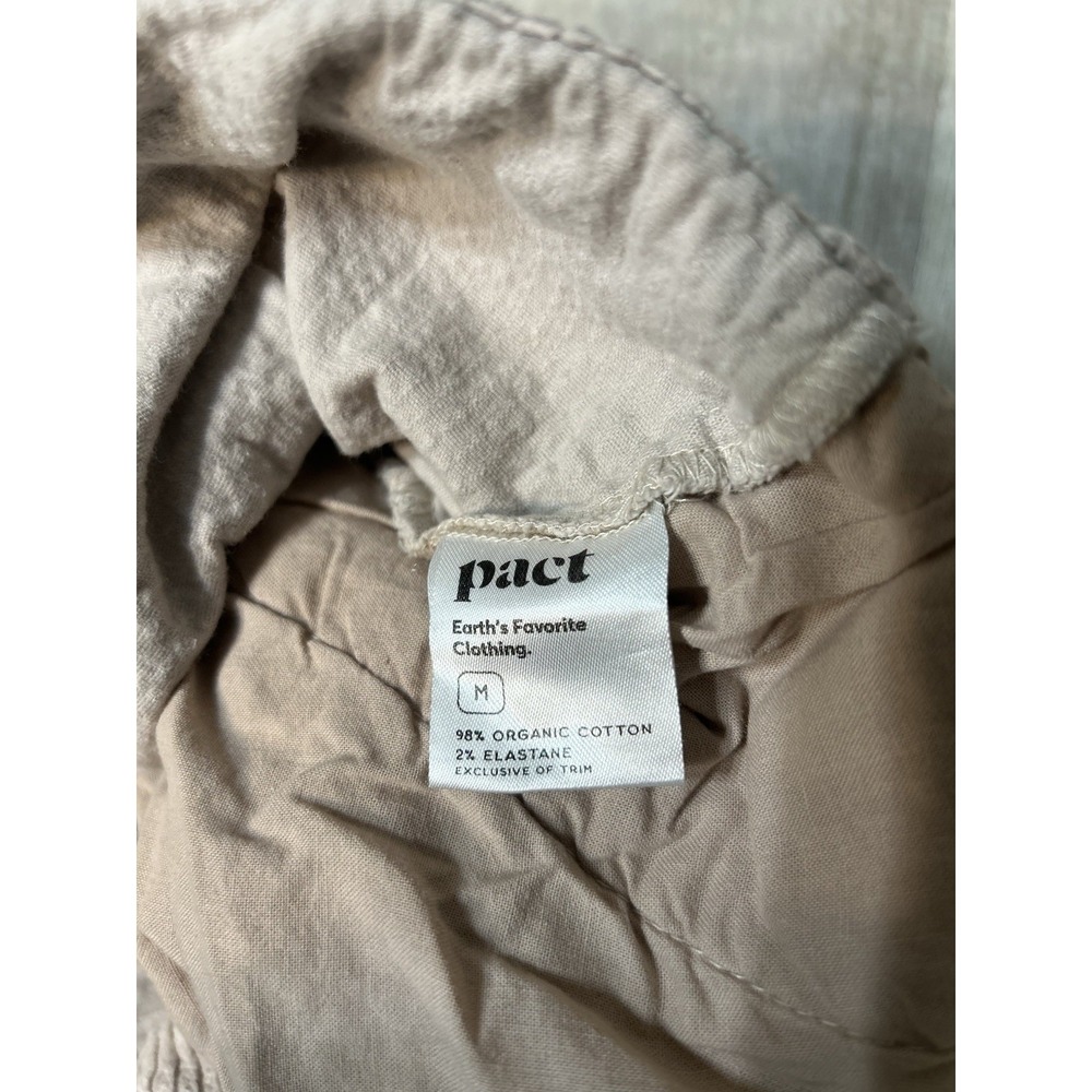Pact Wide Leg Corduroy Pants in Light Taupe - Picture 6 of 8